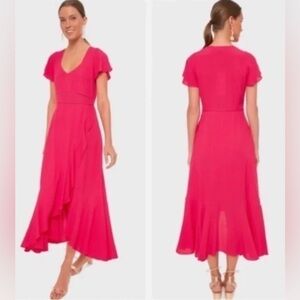 Tuckernuck Dress Francesca Maxi in Hot Pink Small